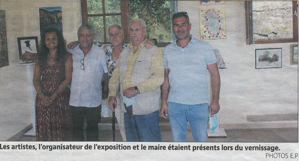 L'apéritif après l'exposition